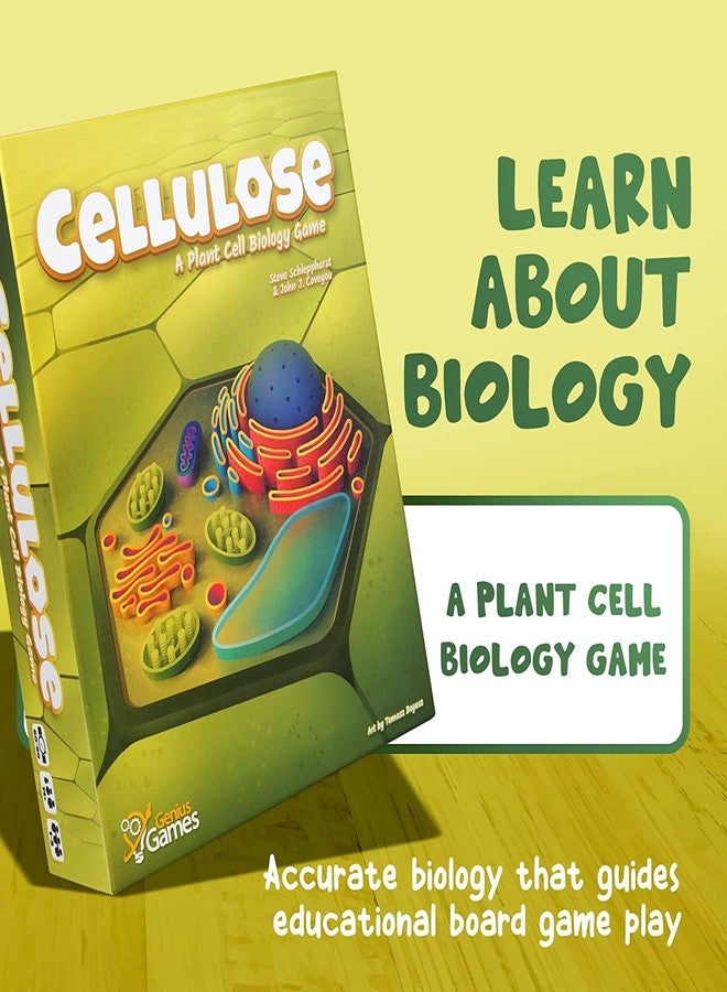 Genius Games Cellulose: A Plant Cell Biology Game | Mensa Recommended Strategic & Entertaining Game to Learn Photosynthesis, DNA & Biochemistry | Educational STEM Board Game for Families, Students & Teachers - Image 3